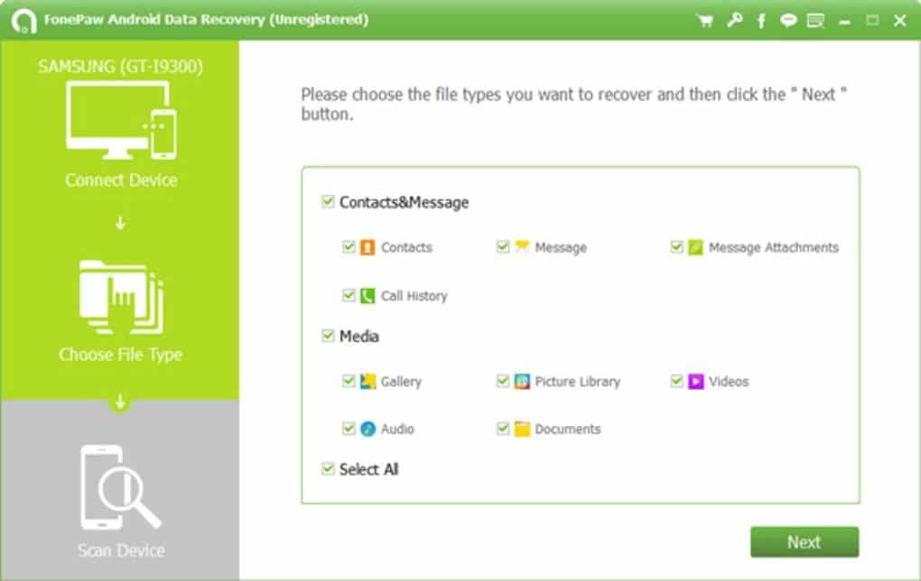 download the new version for ios FonePaw Android Data Recovery 5.9.0