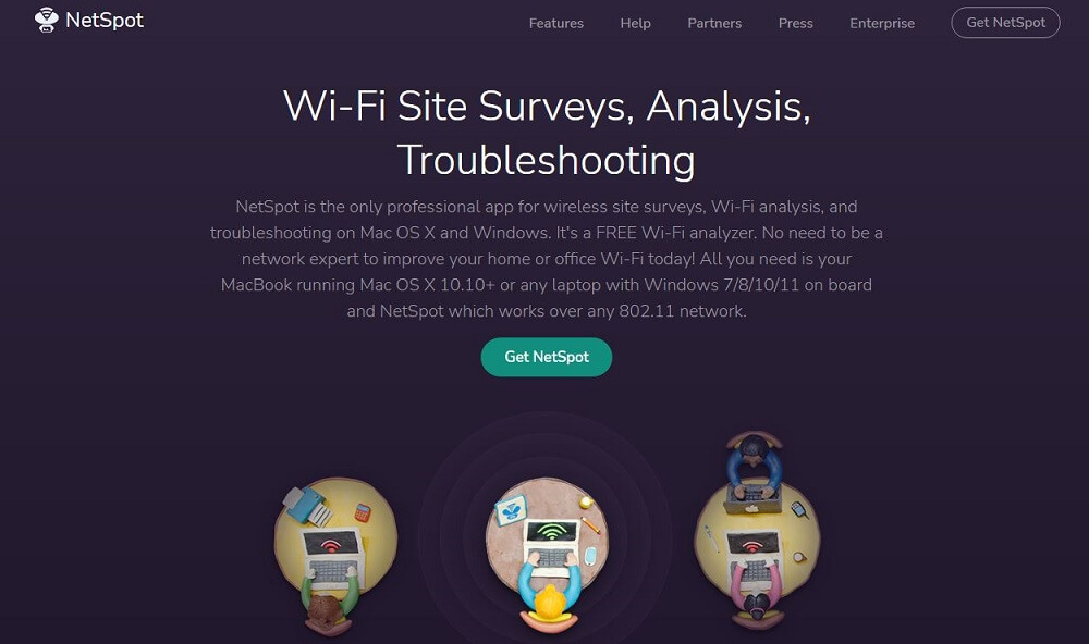 1. netspot for android