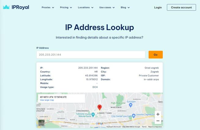IPRoyal IP Lookup